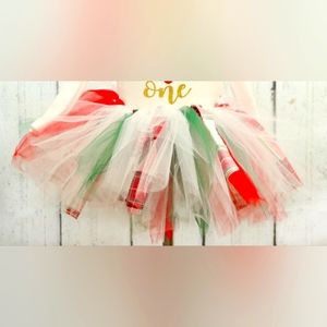 Birthday tutu (Christmas colors)